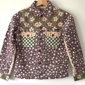 Vintage Hysteric Glamour JP full print WMN Trucker Jacket.